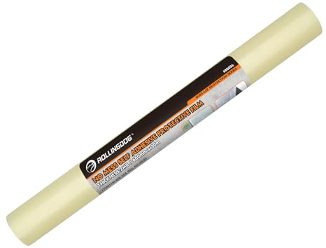 ROLLINDOG 2Mil Self Adhesive Clear Protective Glass Film 24 Inch x 100 Ft
