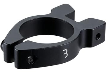 BBB Cycling Sattelstützenklemme mit Einzelbolzen, Schraubmontage für Aluminium-Sattelstützen, Rennrad, MTB und E-Bike | Schwarz 34.9 mm CarrierClamp BSP-99