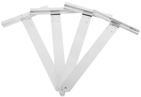 HAMPPLIES 4 Piezas Resortes para Persianas Enrollables de Aluminio Repuesto para Reparación de Contraventanas con Gancho Accesorios Duraderos para Estores