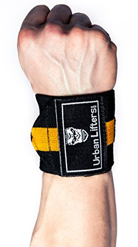 Urban Lifters Muñequeras Resistentes para Levantamiento de Pesas, para musculación, Culturismo, Levantamiento olímpico, Levantamiento de Pesas, Crossfit y Actividades de Fuerza, Powerlifting