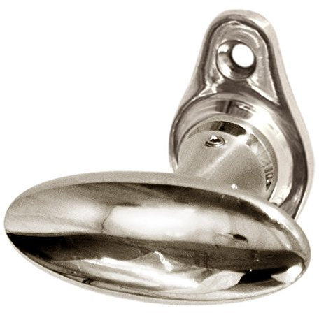 'Ovale Poignée de fenêtre | fenêtre Olive Antique | laiton nickelé poli main | modèle Mannheim – selon Modèle Historique