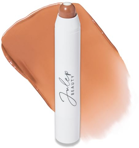 Julep It's Balm Full Coverage Lip Crayon (Almond Nude) Hydrating, Nourishing Lip Colour - Smooth, Highly Pigmented, Semi-Gloss Finish - Buildable Lipstick with Nourishing Vitamin E Lip Balm Core