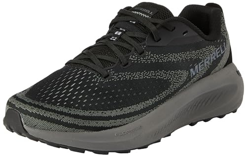 Merrell Men's Morphlite Road-to-Trail Running Shoe, Black/Asphalt, 9 UK