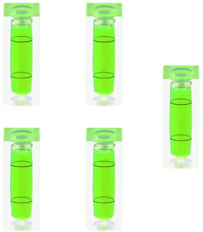 5 Piezas Nivel Burbuja, 15 * 15 * 40mm Nivel Pequeño, Nivel de Burbuja Horizontal Cuadrado, Nivel Burbuja Pequeño, Herramienta de Medición de Pequeño, Para Equilibrar Cámaras de Medición, Máquinas