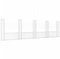 IKAYAA Gabionen Zaun U-Form mit 6 Säulen Steingabionen Steinkorb Gabionenwand Gabionenkörbe Gabionengitter Drahtkorb Steingabionen 500 x 20 x 150 cm