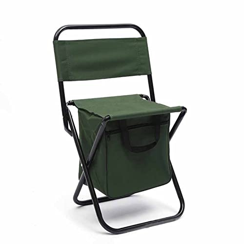 WGFOIP Chaise pliante, pliante portable résistante avec cadre en acier et tissu oxford, poche de rangement, haute capacité de charge et confortable, Chaise pliante, pour camping, pêche et loisirs en p