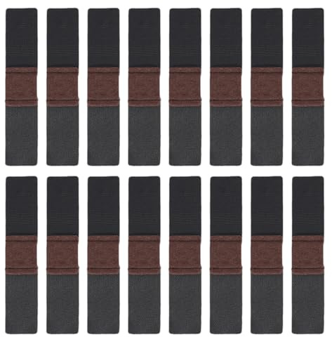 16 Protectores Fieltro Para Sillas Con Cierre Velcro - Almohadillas De Fieltro Para Muebles - Protectores Fieltro Autoadhesivos Para Sillas, Protectores Con Pinza, Protección Para El Suelo