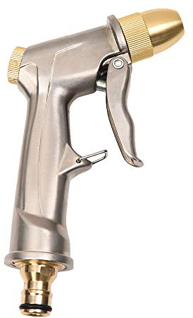 Garten Handbrause Hochdruck Gartenbrause Garten-Spritzpistolen Hochwertig und Robust aus Metall für Autowaschanlagen, Garten Bewässerung