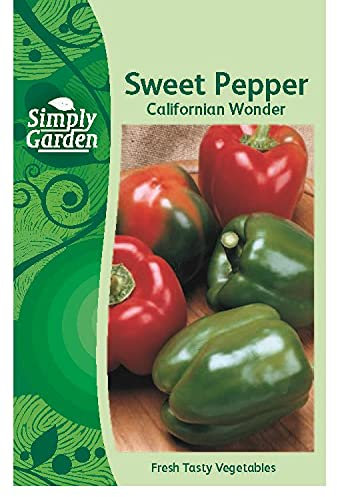 Simply Garden Sweet Pepper Californian Wonder Fresh Vegetable Fruit Seeds Grow Your Own Garden