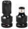 2 Pezzi Adattatore per Bussole, Set di Adattatori Chiavi a Bussola Esagonale Avvitatore Impulsi, Adaptador para llaves de Vaso de Impacto de 1/2 a 1/4 per Cricchetto Trapano (A)
