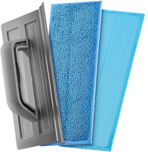 Tyroler Tergivetro da Doccia 25cm, Silicone 100% | 2 Panni in Microfibra per Strofinare e Lucidare | Multi-Superficie - Specchio, Marmo, Cucina, Piastrelle e Tiracqua da Doccia | Tergivetro per Doccia