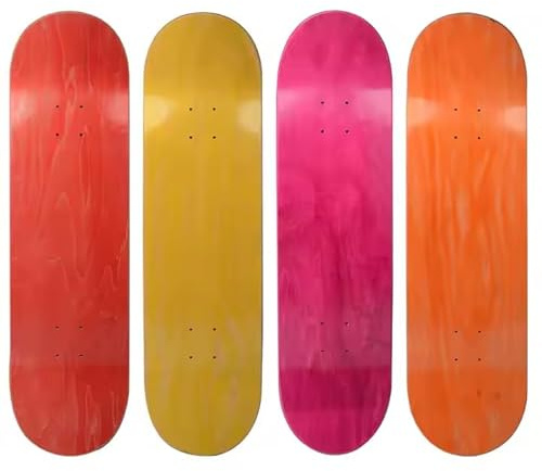 Glutier Monopatín Tablas Skate Skateboard Professional Wood Maple Shape 7ply - (8.375)