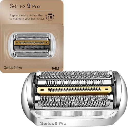 Kompatibel Mit Braun Series 9 Scherkopf,Elektrorasierer für Herren,94M Ersatzklingen Folienkopf Zubehör,Elektrischer Scherkopf für Braun Serie 9/9 Pro 9517s 9527s 9525s 9515s 9485cc (94M)