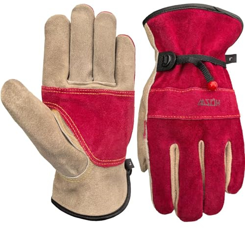 WZQH Hide Outdoor Gloves for Climbing, Riding, Cross-Country. Work Out Gloves for Running, Hockey, Football,Goalkeepers, Handball, Comfortable, Easy to Grip, wear-Resistant, Adjustable, Stylish
