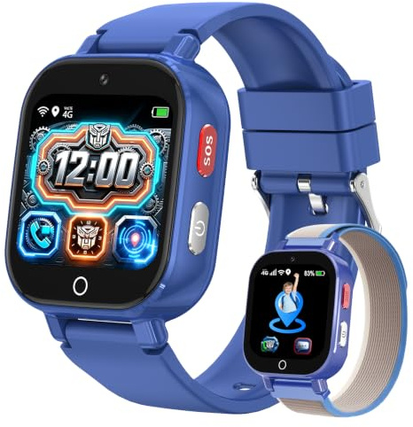 4G Kid Phone Watch with SIM Card, Kids Smart Watch for Boys Girls