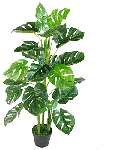 Leaf Artificial Monstera Plant, 100cm