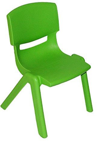 alles-meine.de GmbH Tisch & Stühle Sitzgruppe Artikel & Farbe frei wählbar Kinderstuhl - GRÜN - bis 100 kg belastbar/stapelbar/kippsicher - für INNEN & AUßEN - Plastik ..