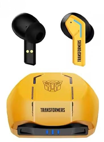 Transformers TF-T06 - Auriculares inalámbricos con Bluetooth, color amarillo