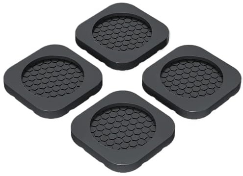 4 Almohadillas Antivibración For Pies, Alfombrilla De Goma Antideslizante, Amortiguadores Silenciosos, Soporte Universal For Lavadora, Refrigerador, Muebles, Almohadilla For Pies(4pcs)
