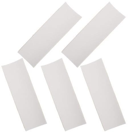 HOMSFOU Cintas de Agarre de Espuma Flexibles Antideslizantes para Patinetas de Dedo, 5 Piezas Tamaño Papel Adhesivo Fácil de Aplicar para Uso Múltiple en Fingerboard