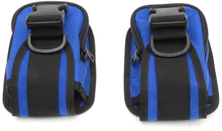 Iyalezirk Caschetti di Peso Subacqueo con Fibbie A Rilascio Rapido 5 Libbre con Banco di Immersione Tascabile Blu Blu
