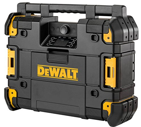 DeWALT DWST1-81078 TStak Akku- Netzradio DAB+ FM mit Ladefunktion 10,8V - 54V, Bluetooth , IP54 , integrierer Subwoofer