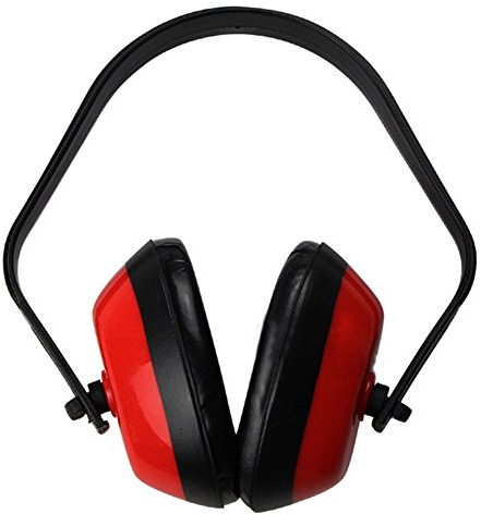 Gemini_mall® Gehörschutz für Erwachsene und Kinder, bequemer Sicherheits-Ohrenschützer, Gehörschutz mit Kopfband für Schießen, Bau, Lesen oder Gartenarbeit (rot)