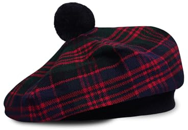 UMAM Tam o' Shatner Chapeau Tammy en Laine Acrylique Traditionnelle écossaise, Macdonald 012tcp, L
