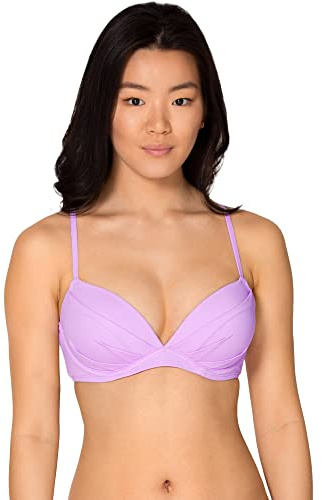 Smart & Sexy Womens Swim Secret Convertible Push-up Bikini Top, Stellar Orchid, 34A US