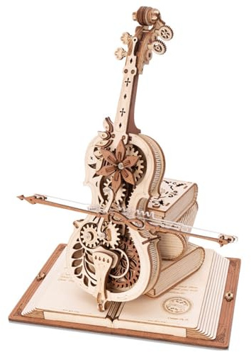 Puzzle in legno 3D Violino Capriccio Modello Natale Compleanno Ragazzi Ragazze Musical Building Block Facile Montaggio