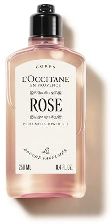 L'OCCITANE - Rose Shower Gel - 250 ml - Fresh, fruity and floral fragrance - Made in France
