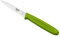 KUHN RIKON Swiss Knife Rüstmesser Wellenschliff, Edelstahl, Gemüsemesser, Messer mit Klingenschutz, Grün