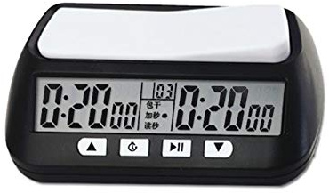 Yajimsa Chess Timer, International Chess Clock, Portable & Professional Master Tournament Analog Chess Clock Timer for Tournament Board Game