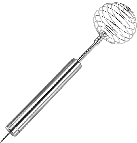 YANYUESHOP Strumento di Cottura per sbattiuova Manuale a Molla a Sfera Sbattitore per Burro per Uova con Crema a Mano