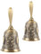 JMIATRY 2 Pezzi campanella a mano, campanella babbo natale, Servizio Hand Bell per Decorazione Cerimonia Nuziale Chiesa Aula Bar