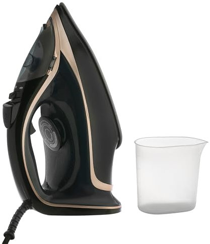 Powersonic Steam Iron 3200W Clothes Iron, Verticle Steam Function 350ml Water Tank Capacity, Anti Drip, Ceramic Soleplate, Self-Cleaning, Auto Shut Off