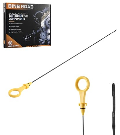 BINB ROAD Engine Oil Level Dipstick Compatible with Audi A3 Q3 TT | Compatible with Volkswagen Jetta Passat (Replaces 06J115611E)
