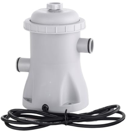 osiuujkw Fácil Montaje y filtración silenciosa con Bomba de Filtro de Piscina. El Filtro de Piscina Puede Mejorar la circulación.