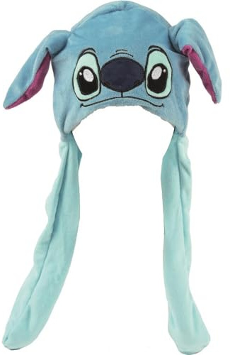 CERDÁ Life'S Little Moments Punto Stitch Suave, cálido con diseño Oficial-Gorro Invierno, protección Viento y frío, Talla única Unisex niños