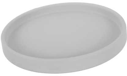 VANZACK Soucoupe Ronde en Céramique pour Pot de Fleurs, Plateau Épais de 16,8 Cm X 1,8 Cm, pour Plantes D’intérieur et Extérieur