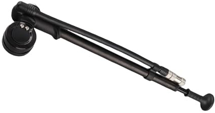 Yctze Shock Pump, 300PSI High Low Pressure with Visual Dial & 360 Rotation Tube, Aluminum Alloy Bike Pump, Ideal for Front Fork Rear Shock Tire