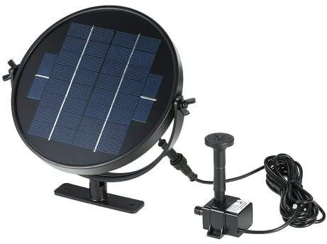 Kit de pompe à eau à panneau solaire Riloer 9V 1.8W Kit de bassin submersible pour fontaine à énergie solaire