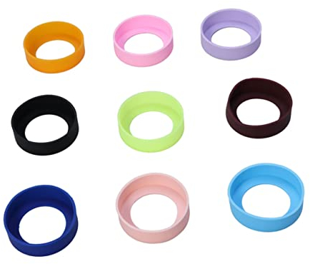 TOPBATHY Insulation Mats for Water Bottles Heat Resistant Coasters Silicone Cup Mats for Mugs Non-slip Quick Dry Random Color