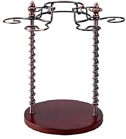 Wine Glass Holder, Metal Wine Glass Rack Countertop Hanging Holder Cup Stemware Stand Teacup Goblet Display Stand Bracket Bar Supplies (Color : A) (A)