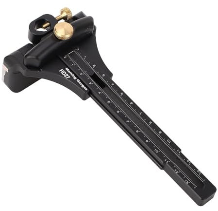 YWBL-WH Calibro per Marcatura delle Ruote Marcatura per la Lavorazione del Legno Calibro per Marcatura della Marcatura Strumento di Carpenteria Fai-da-te