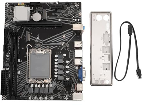 Mining-Motherboard, H610M-K DDR4-Gigabit-ATX-Motherboard für LGA1700 12/13/14 Gen CPU, Unterstützt Maximal 64 GB, M.2 2280 NVMe X4, USB3.0-Schnittstelle, SATA3.0, PCIe3.0x16,