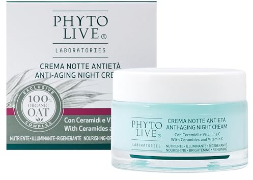 Phyto Live Crema Notte Antietà Ricca Rimpolpante Ceramidi e Vitamina C 50 ml