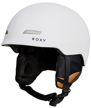 Roxy Angie - Casco de esquí para Mujer, Color Blanco L
