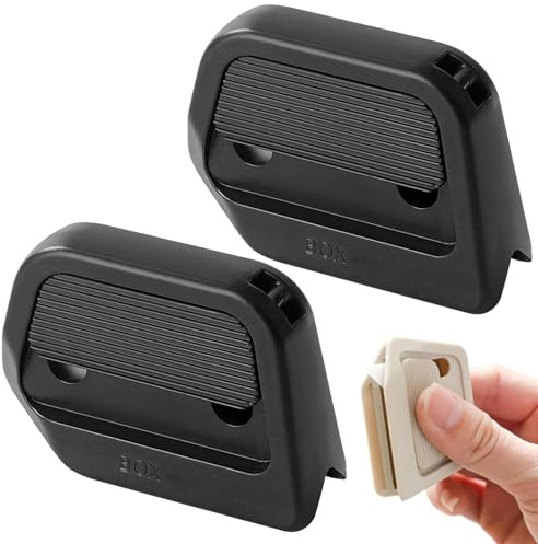 Rarelittle Coupe-boîte magnétique rétractable, ouvre-boîte en céramique, ouvre-paquet, portable pour la maison ou le bureau, couteau ouvre-boîte de sécurité pour emballage express et carton (noir)