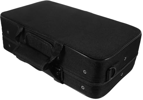 MUELODSIC Bolsa de Transporte Portátil para Instrumento de Viento de Tela Oxford con Espuma Acolchada Resistente para Viaje y Uso al Aire Libre Color Negro